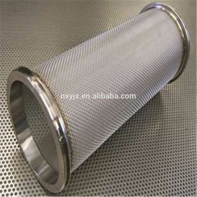 Replacement Stainless Steel Perforated Sheet Cleanable And Reusable Basket Oil Filter