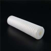 Polypropylene PTFE PES Nylon Glassfiber water filtering Pleated Filter Element with 0.2/1/3/5/10 micron