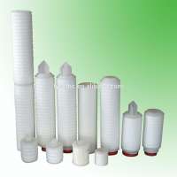 pleated polypropylene micropore membrane filter/water filter element 226/fin