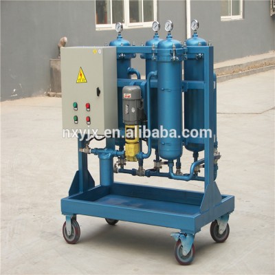 LYC-G series LYC-G32 movable two stage high solid content lubricating oil purifier equipment